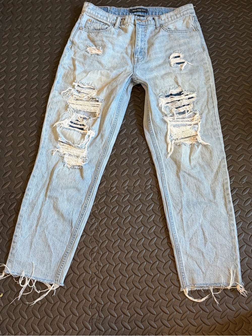 Light Blue Distressed Women’s Jeans